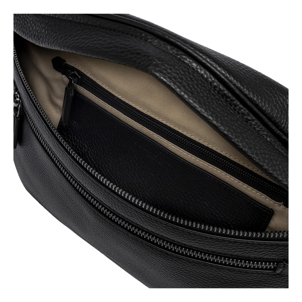 Gianni Chiarini Elegante Zwarte Florence Handtas Black Heren