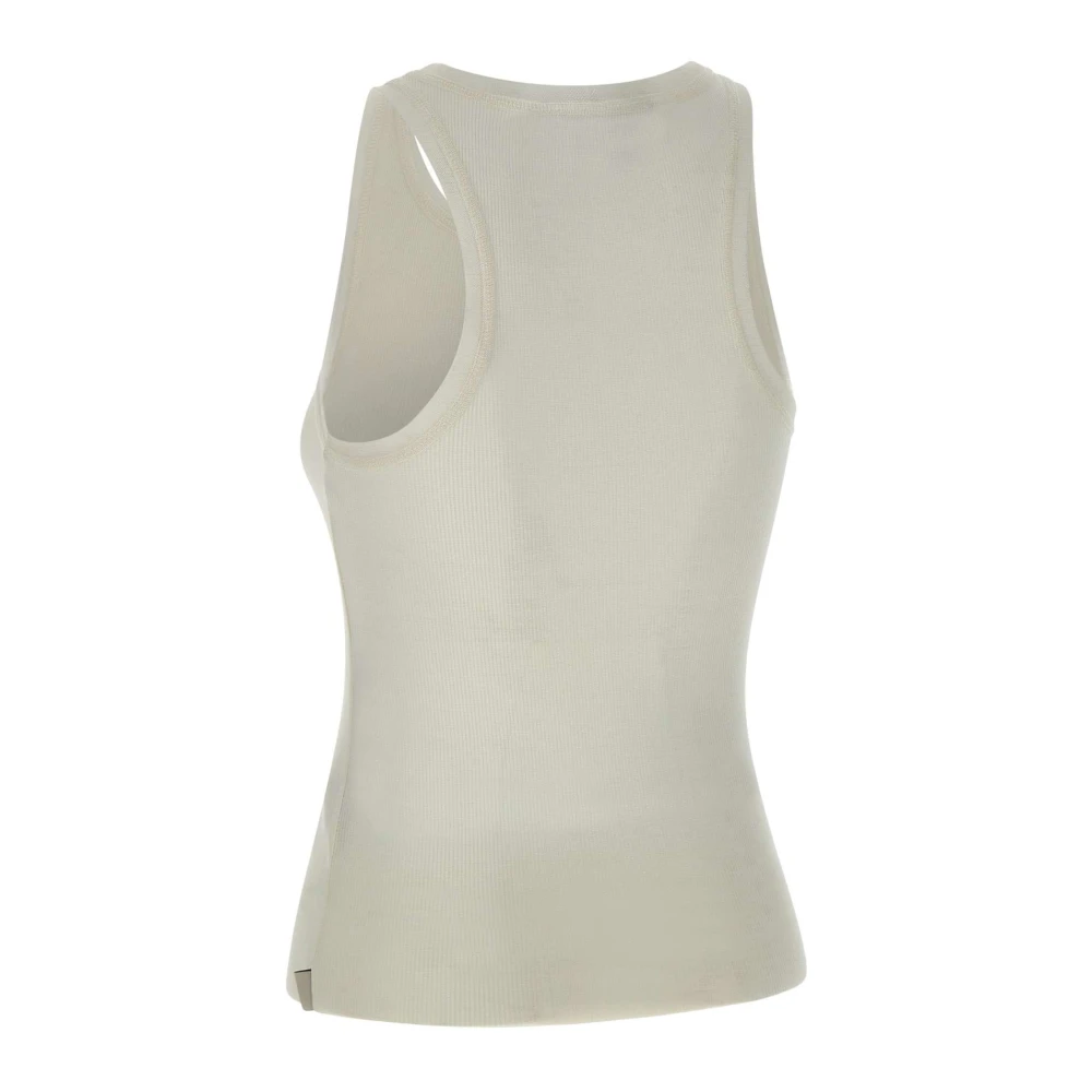 Remain Birger Christensen Witte Jersey Tank Top White Dames