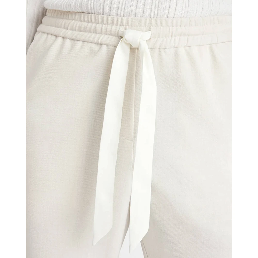 Gustav Wide Leg Bali Broek White Dames