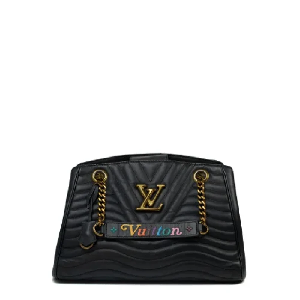 Louis Vuitton Vintage Pre-owned Leather louis-vuitton-bags Black Dames