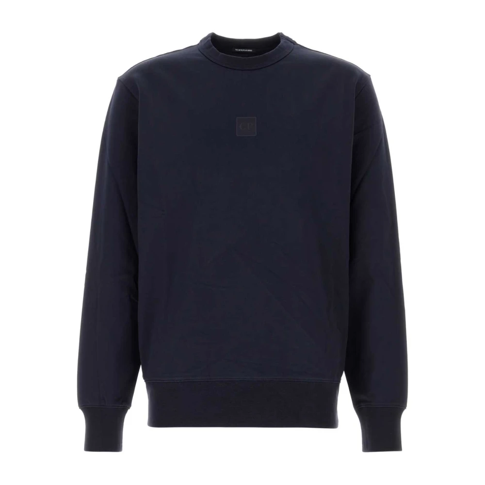 C.P. Company Midnight Blue Stretch Cotton Sweatshirt Blue Heren