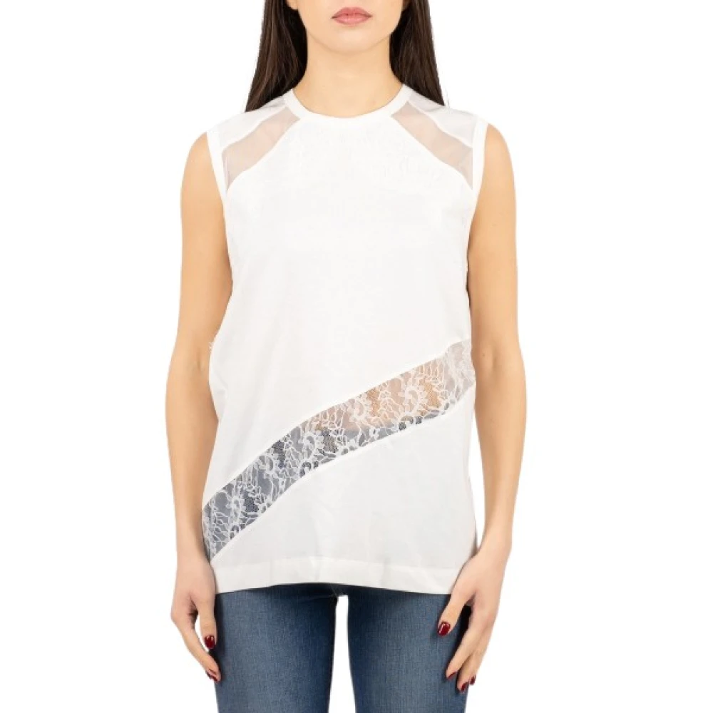 Pinko Donna Bianco Top, M, New,