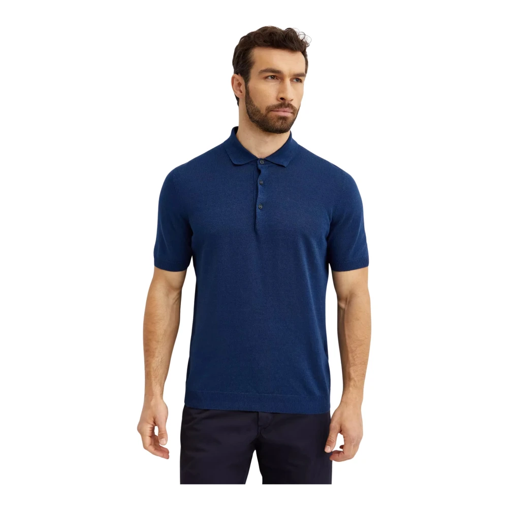 Fay - Tops > Polo Shirts - Blue - Fay - Modalova