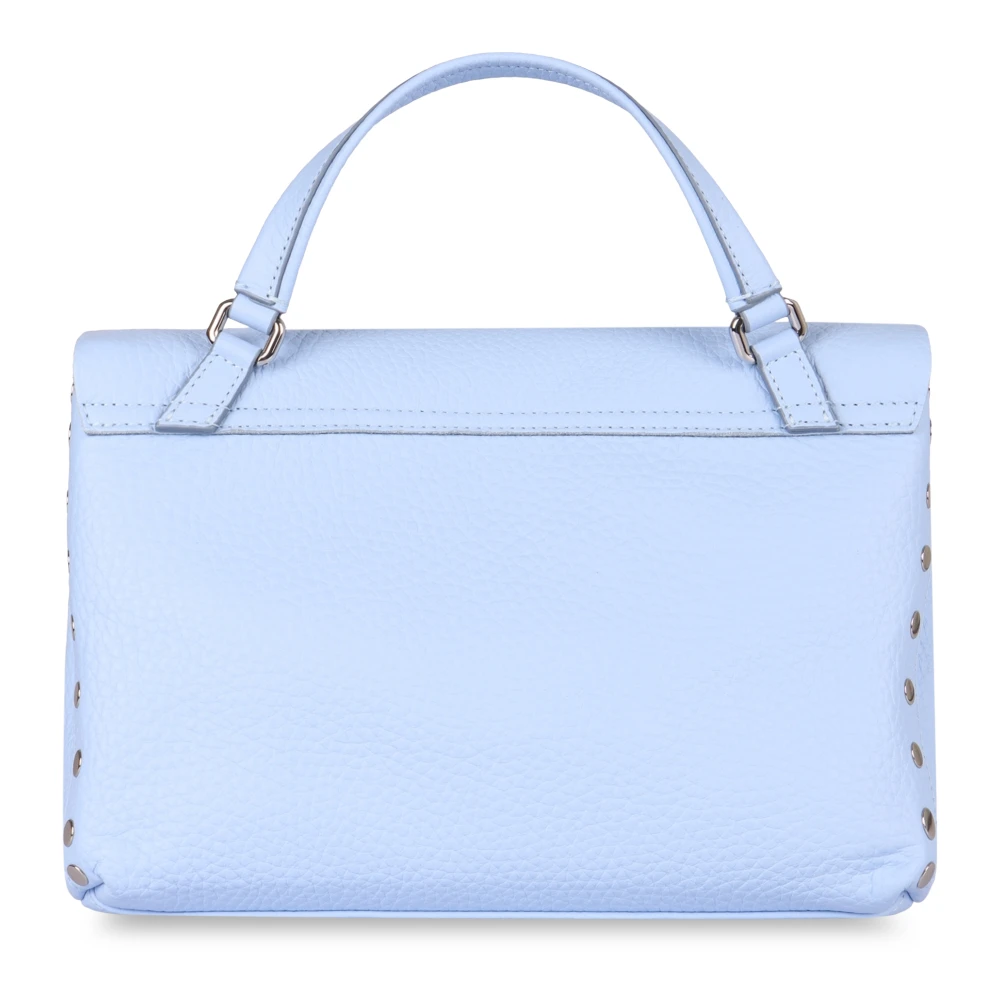 Zanellato Gestikte Leren Handtas Blue Dames