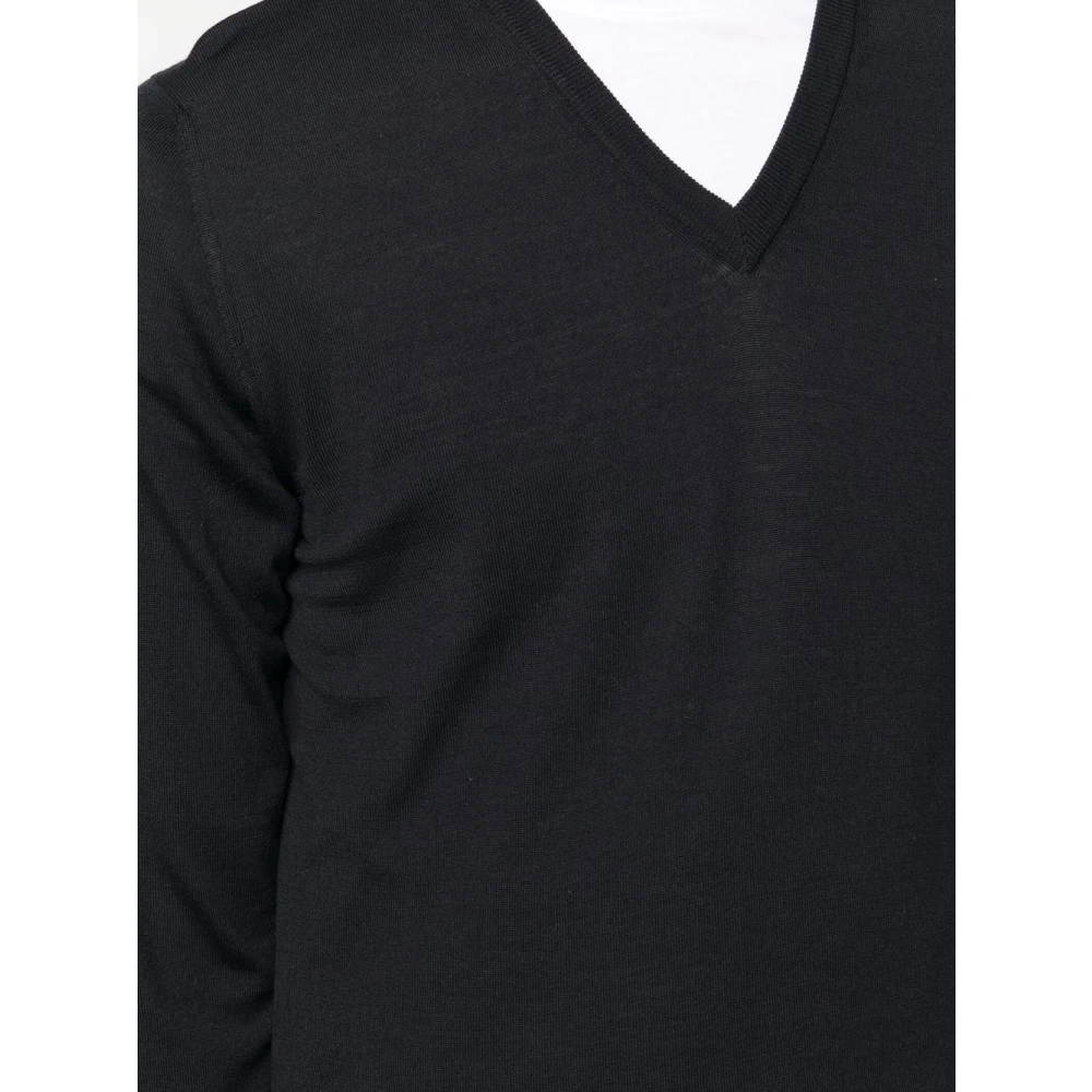 Zanone V-hals trui Blue Heren