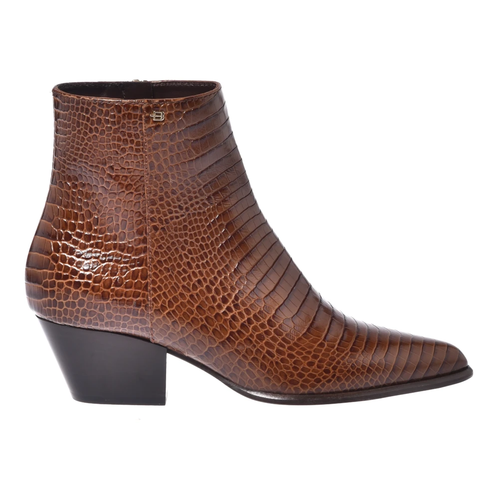 Baldinini Women's Brown Cowboy & Biker Boots, 7 Uk, Texan Boot