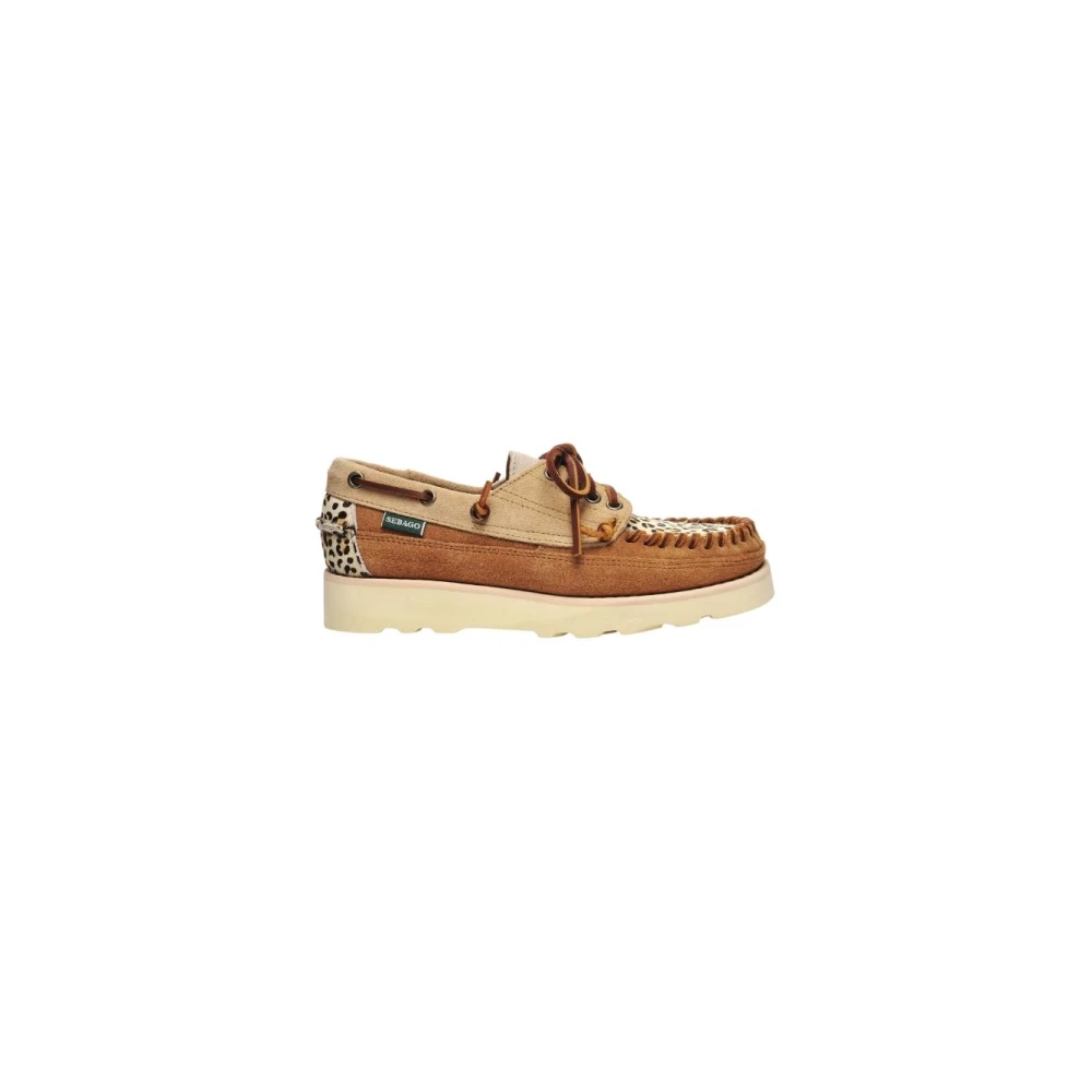 Sebago Women's Brown Sailor Shoes,, Cayuga Wild Woman Shoes Size 7 Uk
