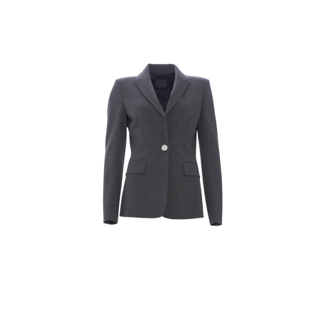 Pinko - Jackets > Blazers - Gray - Pinko - Modalova