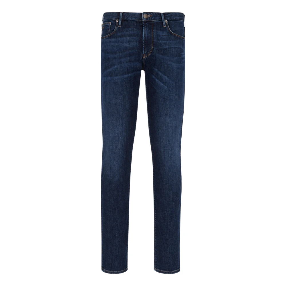 Emporio Armani Denim Jeans voor Mannen Blue Heren