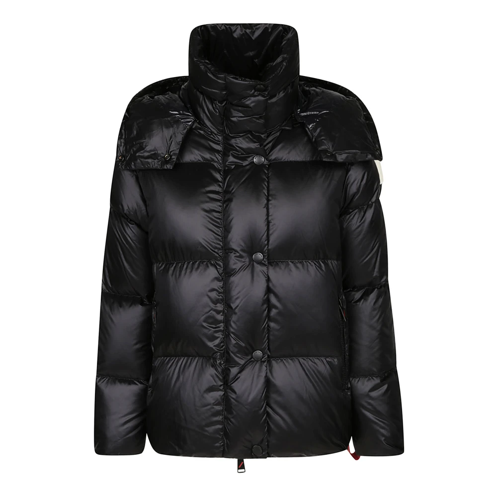 Afterlabel Glanzende Nylon Donsjas met Capuchon Black Dames