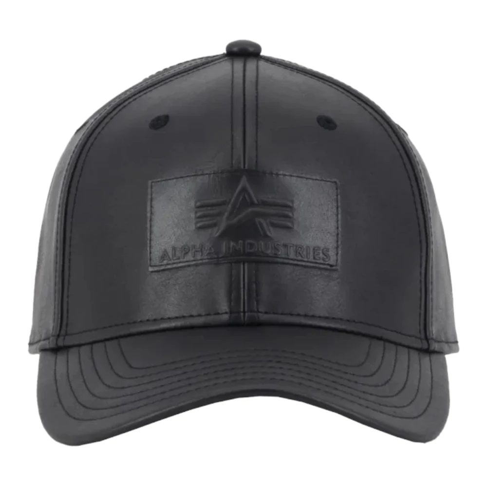 alpha industries Katoenen Hoed Eco-Leer Heren Stijl Black Heren