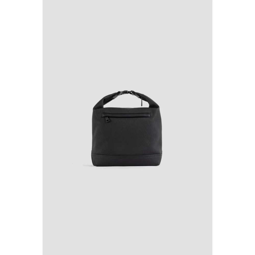 Moncler Nakoa Zwarte Tas met Gesp Sluiting Black Dames