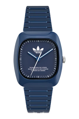 Retro Wave Two Blå Quartz Klocka