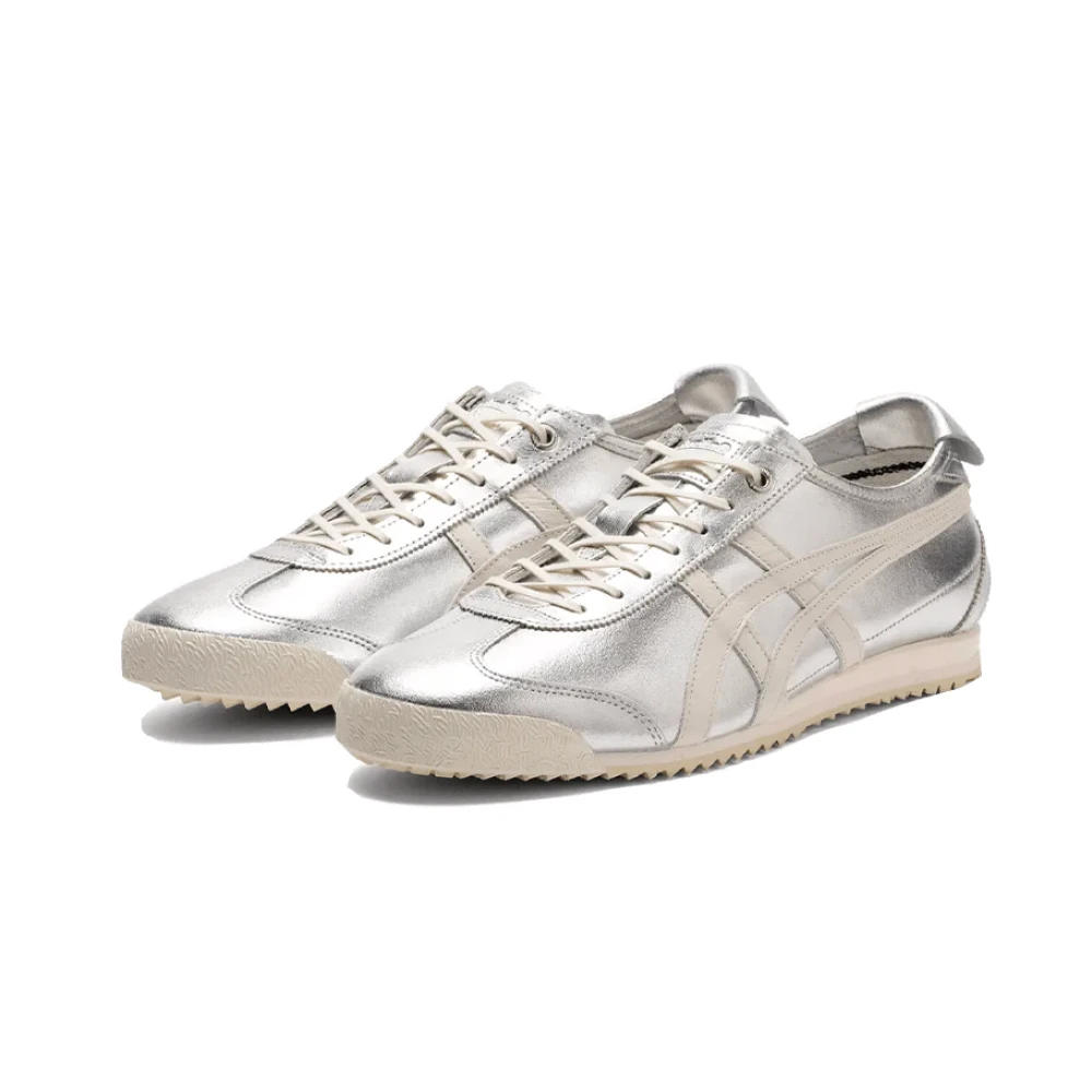 Onitsuka Tiger Silver Off White Classic Trainers - Male - Sneakers - Gray - 9 1/2 Uk - Shoes - Image 2