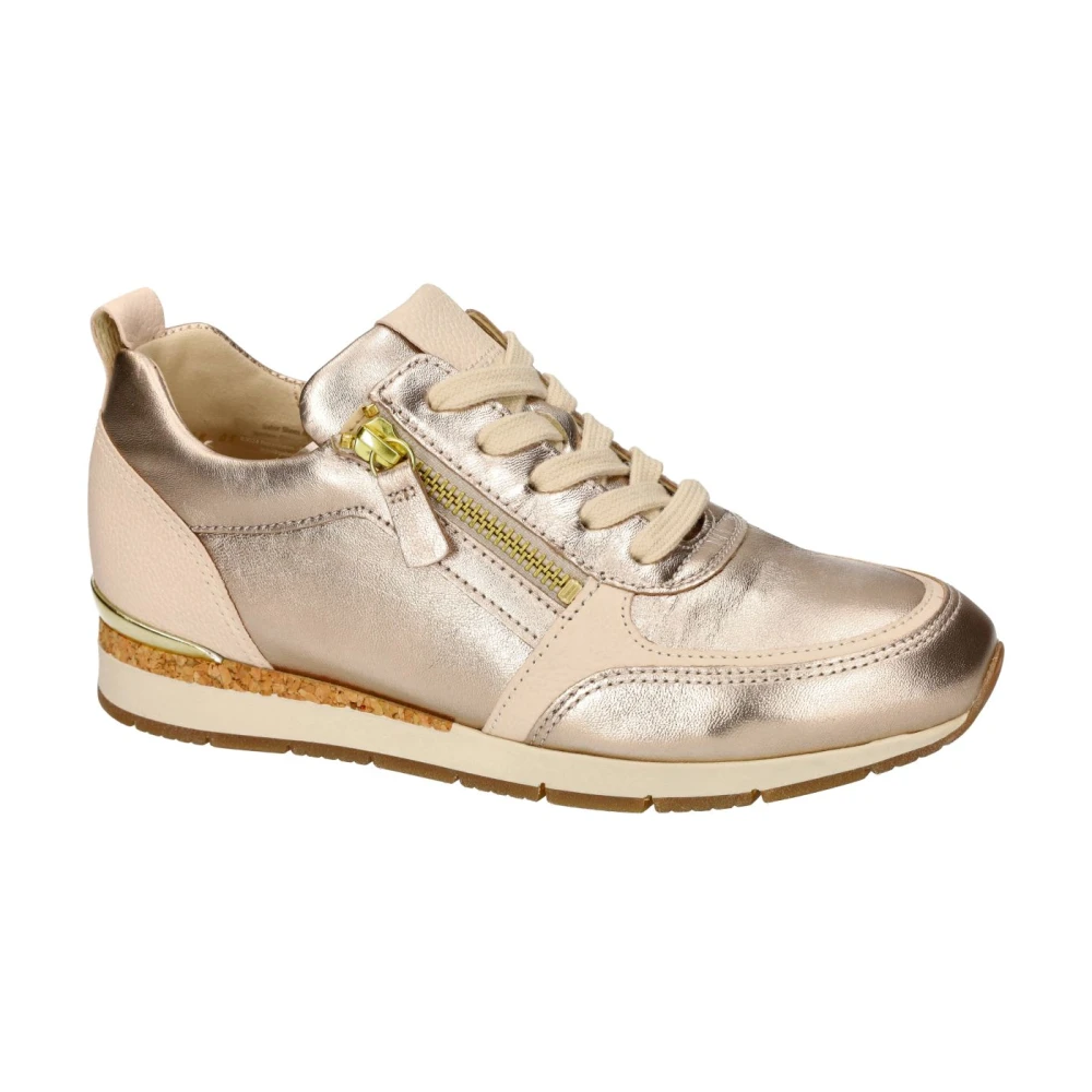 Gabor Satin Metallic Dames Schoenen Geel