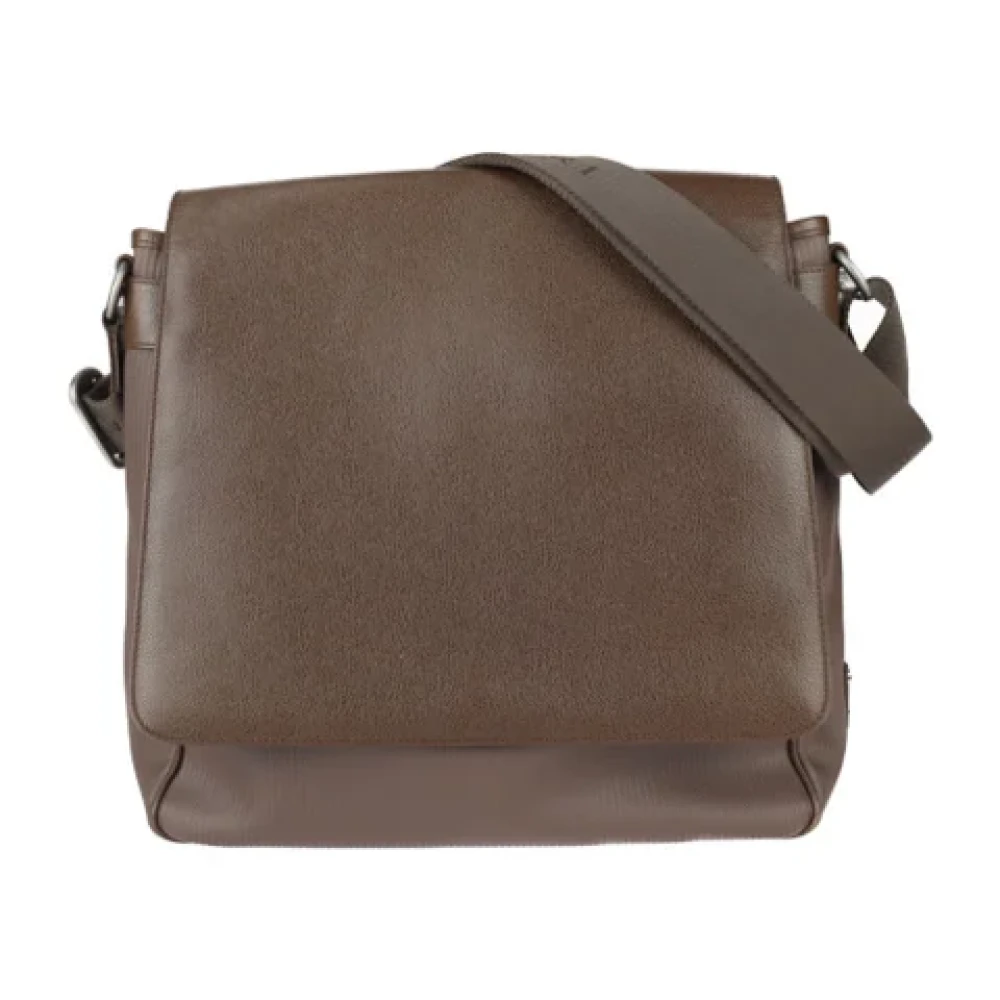 Bvlgari Vintage Pre-owned Leather shoulder-bags Brown Dames