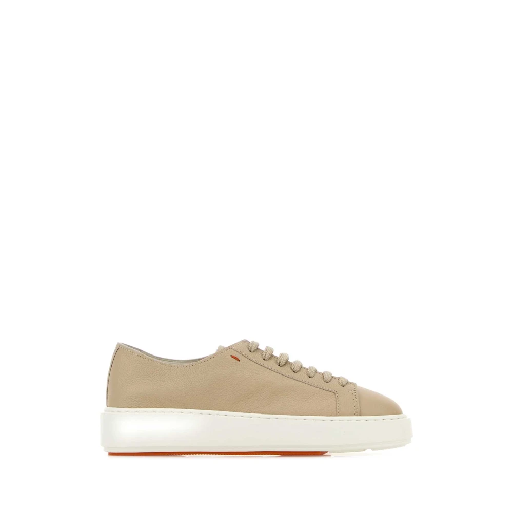 Santoni Clean Icon Sneaker Dames Schoenen Beige