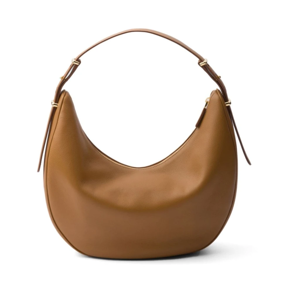 Prada Bruine Arqué Schoudertas Brown Dames