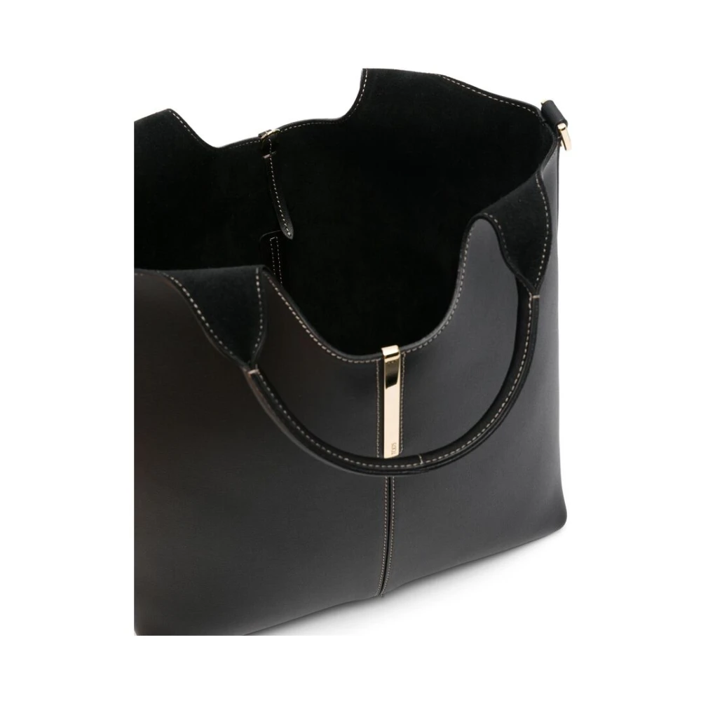 TOD'S Zwarte Kreeftklauw Handtas Black Dames