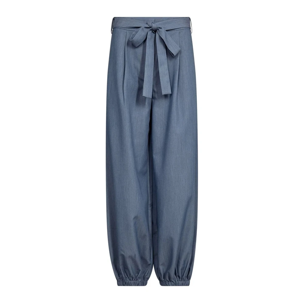 Co'couture Blue Wide Trousers, Female, Xl, Wide Trousers