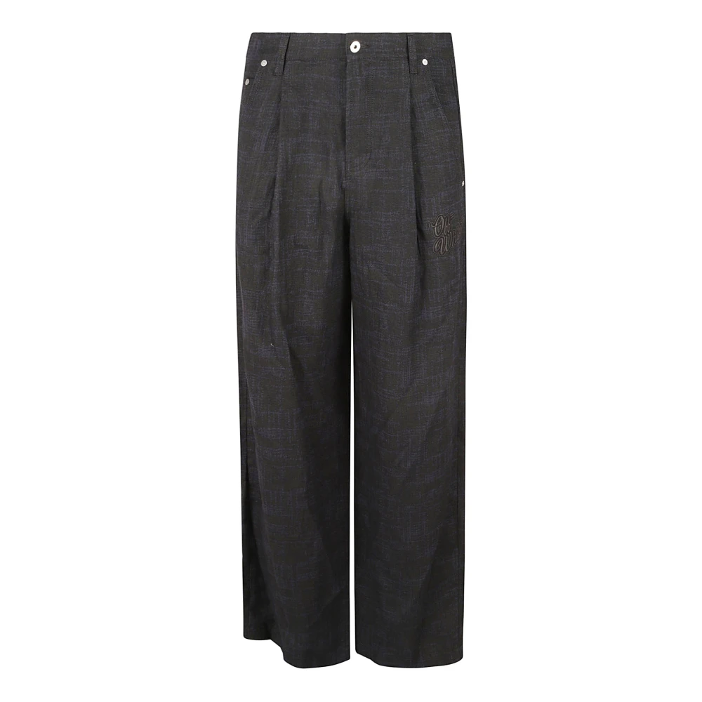 Trousers > Wide Trousers - - Off White - Modalova
