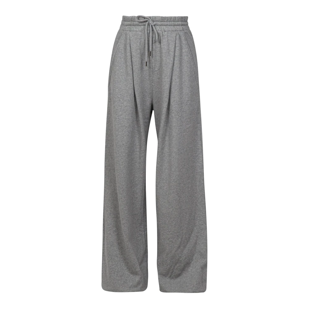 Semicouture Casual sweatpants met voorplooien Gray Dames