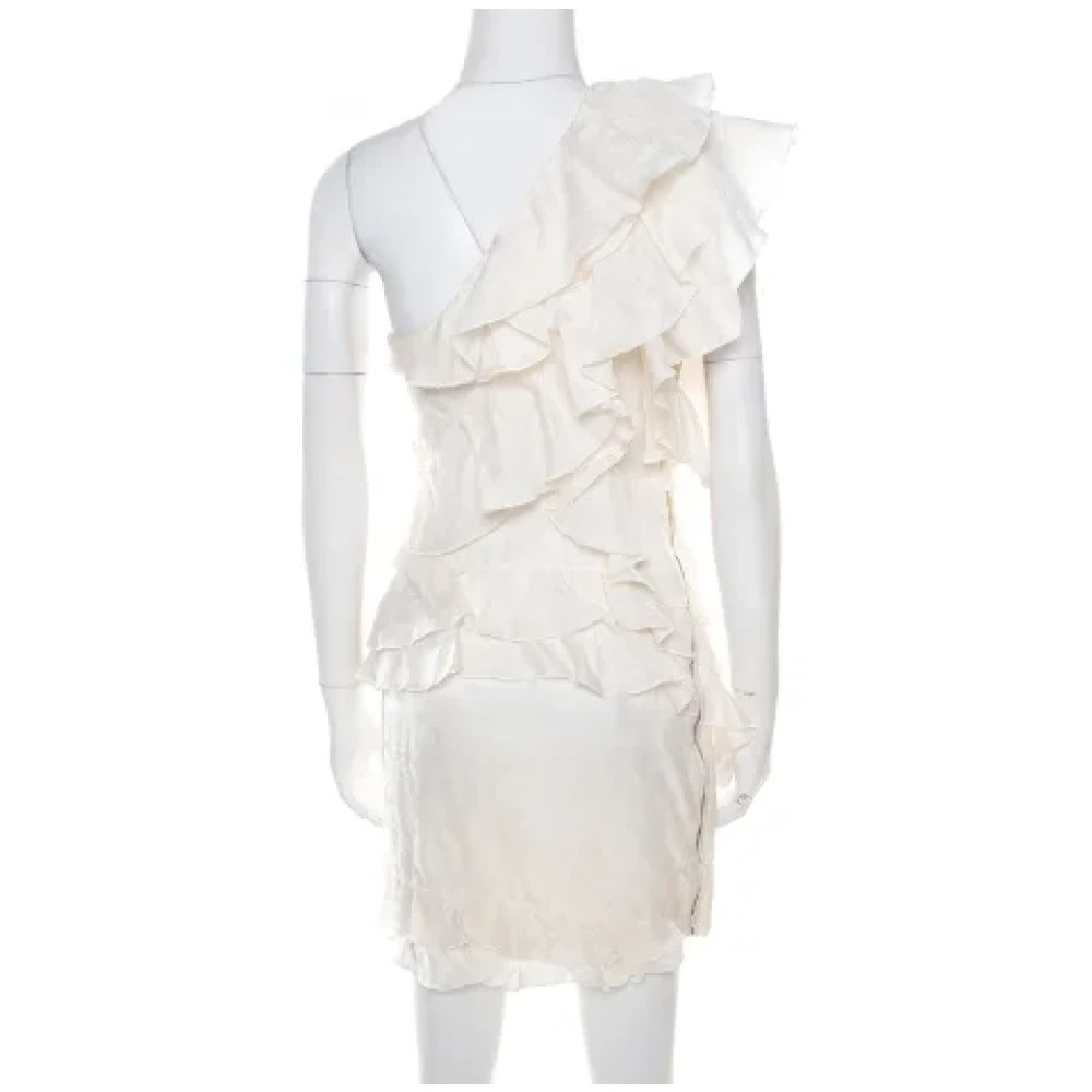 Isabel Marant Pre-owned Silk dresses White Dames