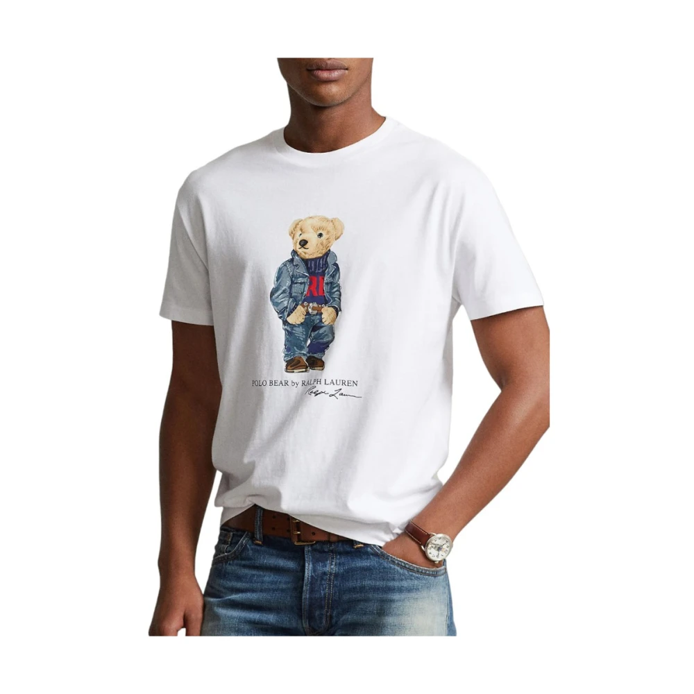 Polo Ralph Lauren Korte Mouw T-Shirt Wit White Heren