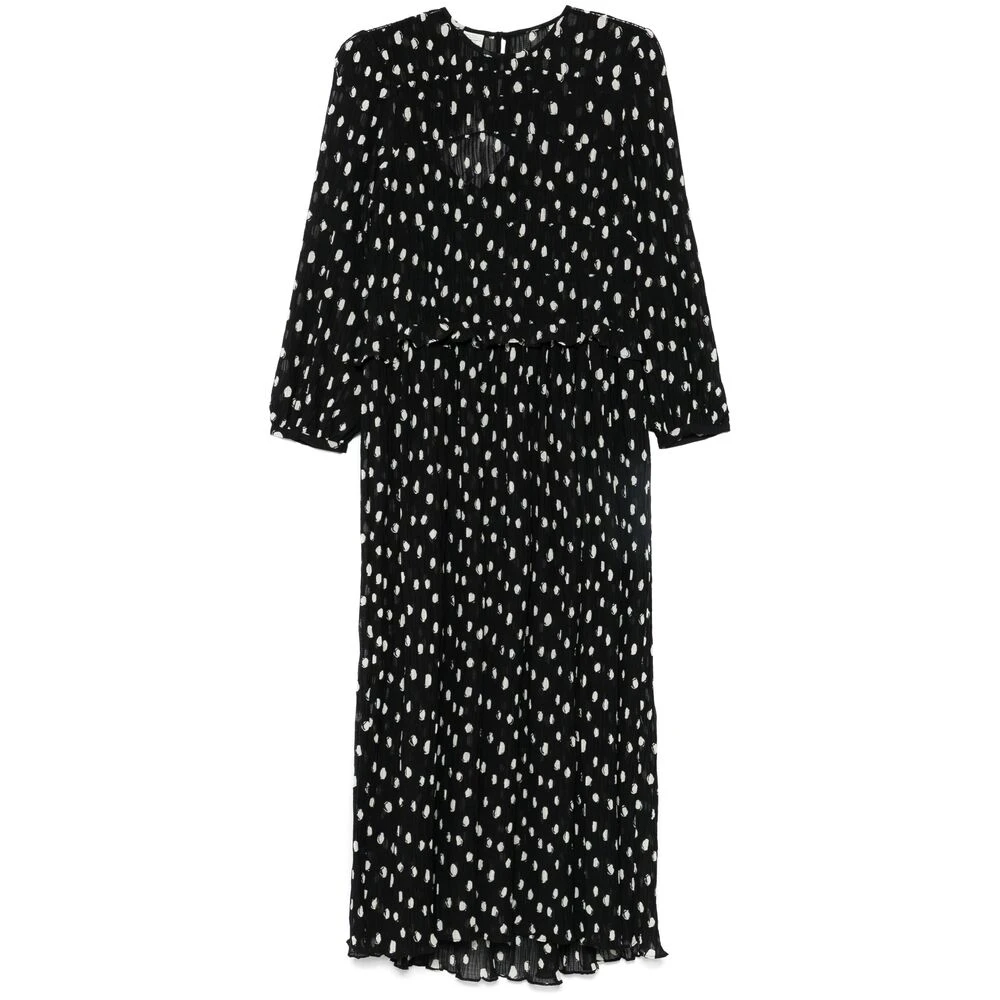 BAUM UND PFERDGARTEN Zwarte Upcycled Jurk Mode Black Dames
