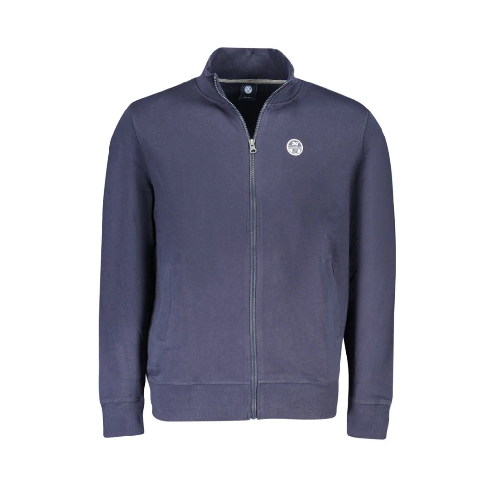 North Sails Men's Blue Zip-Throughs, M, Cotton Sweatshirt