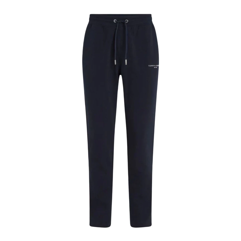 Tommy Hilfiger Men's Blue Sweatpants,, Striped Joggers Extra Large
