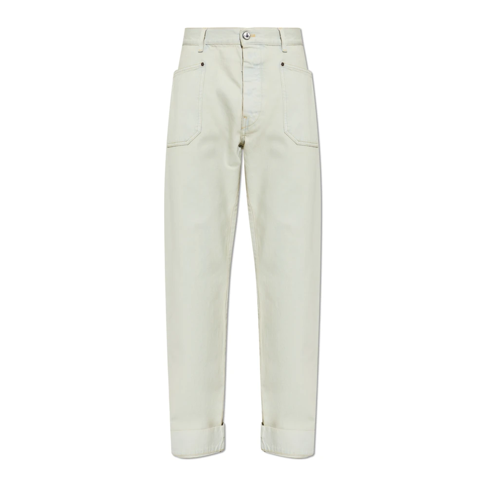 Vivienne Westwood Men's Blue Straight-Cut Jeans