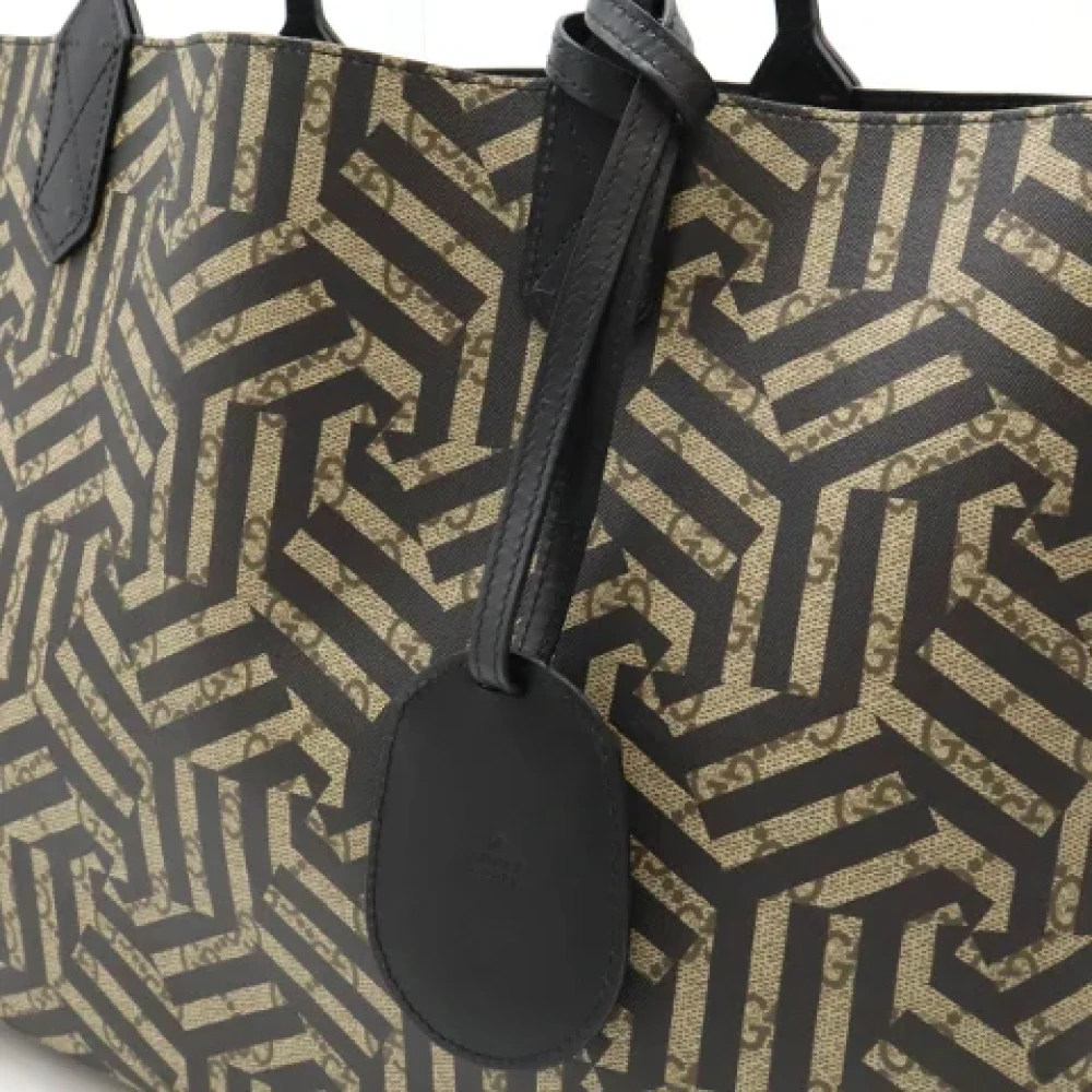 Gucci Vintage Pre-owned Canvas totes Beige Dames