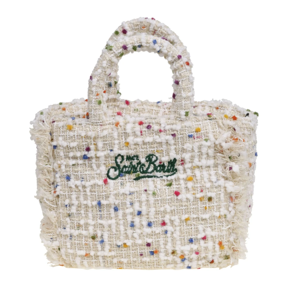 MC2 Saint Barth Klassieke Tweed Tas met Ritssluiting Multicolor Dames