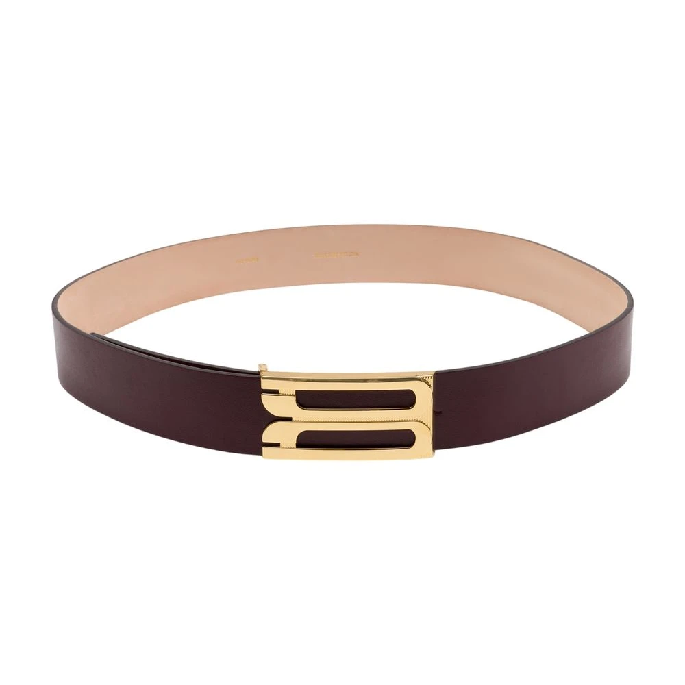Victoria Beckham Women's Red Jumbo Frame Belt - Belts - 90 Cm - Accessories