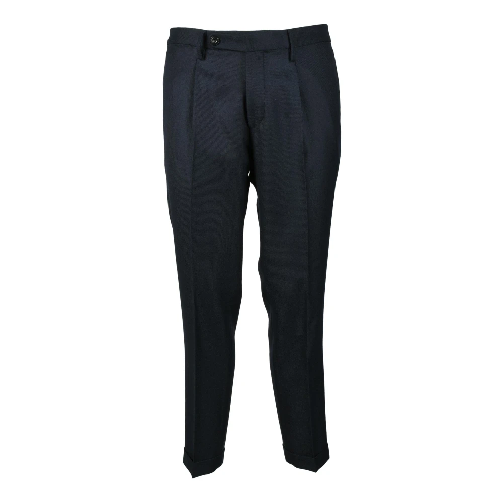 Michael Coal Wolblend Stijlvolle Broek Blue Heren