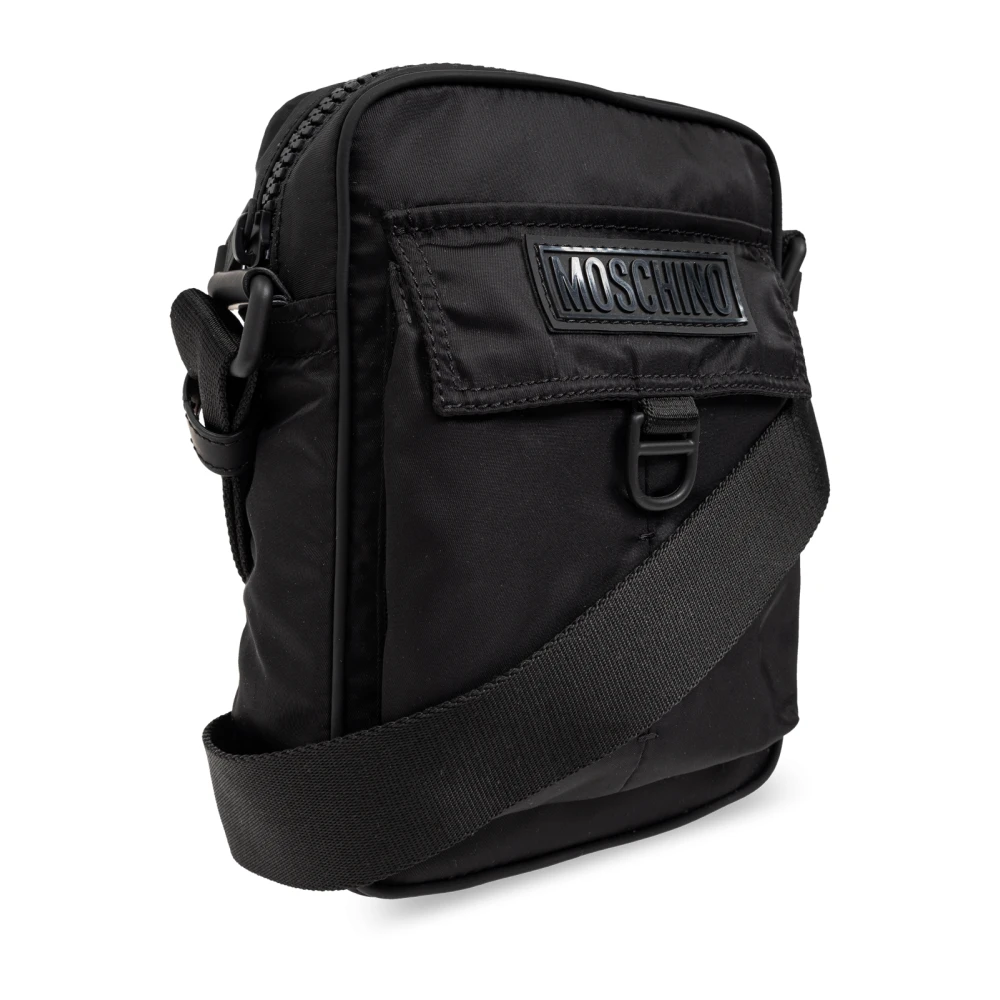 Moschino Schoudertas Black Heren