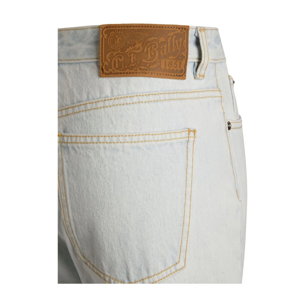 Bally Blauwe Klassieke Vijf-Pocket Broek Blue Dames