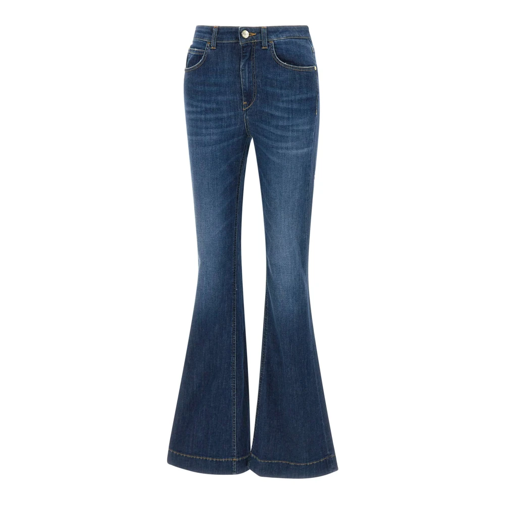 Kaos Flare Fit Dames Denim Jeans Blue Dames