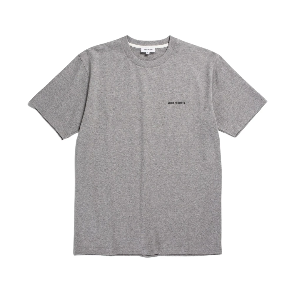 Norse Projects Casual Logo T-Shirt Gray Heren