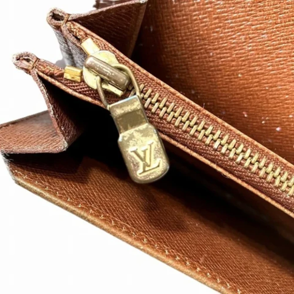 Louis Vuitton Vintage Pre-owned Canvas wallets Brown Dames
