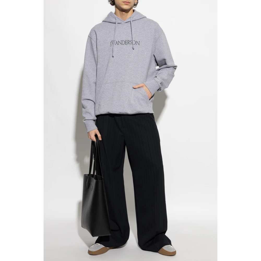 JW Anderson Logo sweatshirt Gray Heren