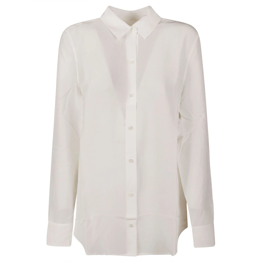 Equipment Casual Katoenen Overhemd voor Mannen White Dames