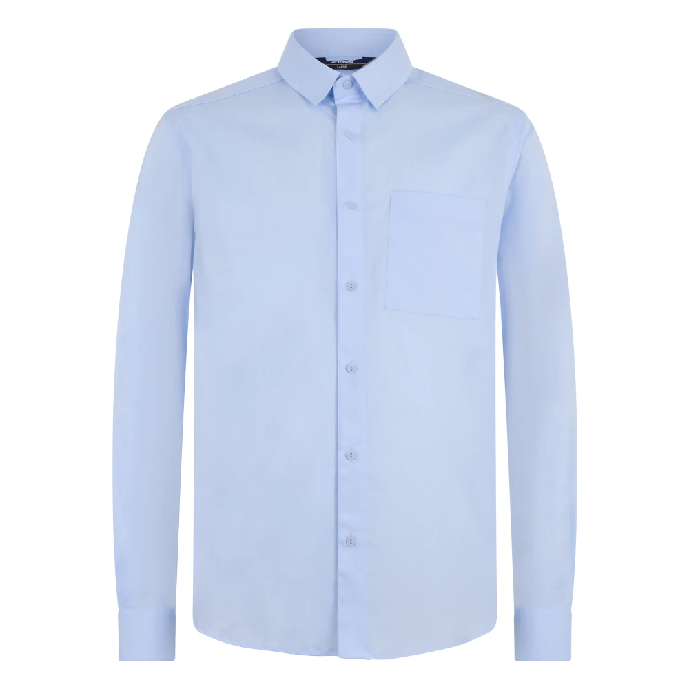 K-Way Hombre Azul Camisas, Talla: M
