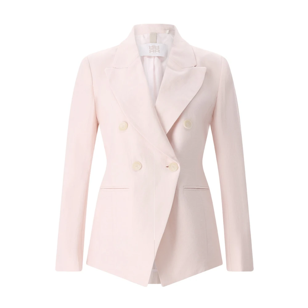 Riani Pink Blazers, Female, L, Tailored Blazer
