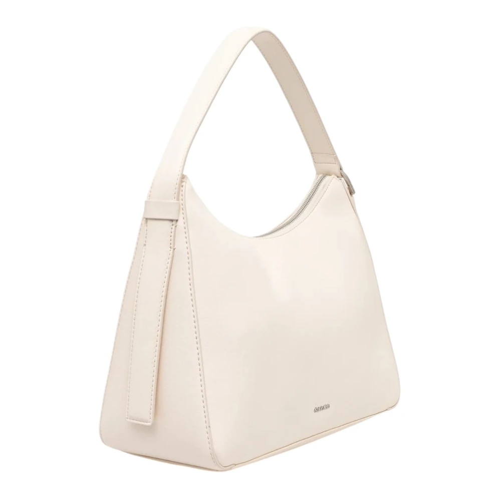 Calvin Klein Witte Rits Handtas Lente Zomer Vrouwen White Dames