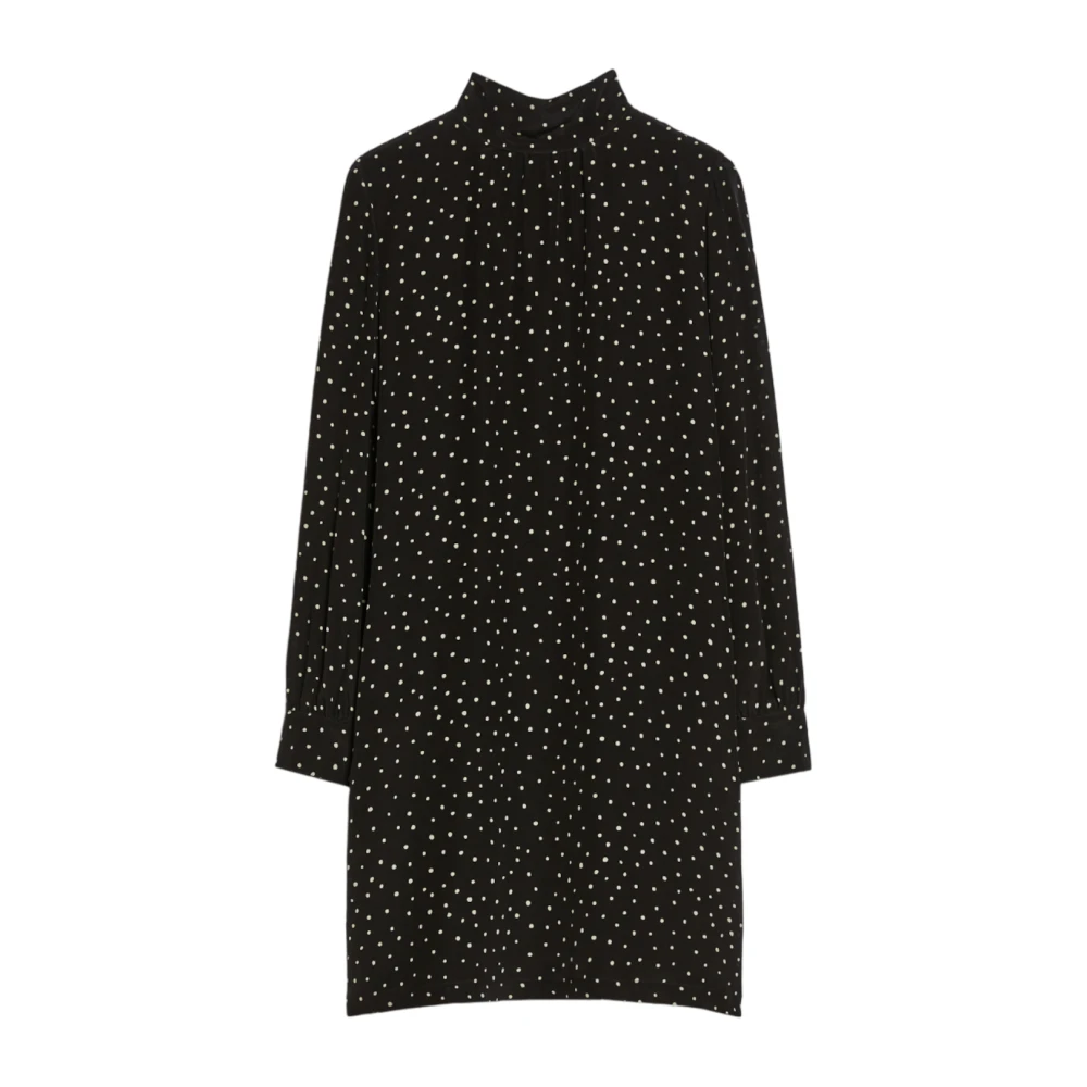 Max Mara Studio Zwarte Jurken voor Vrouwen Visir Black Dames