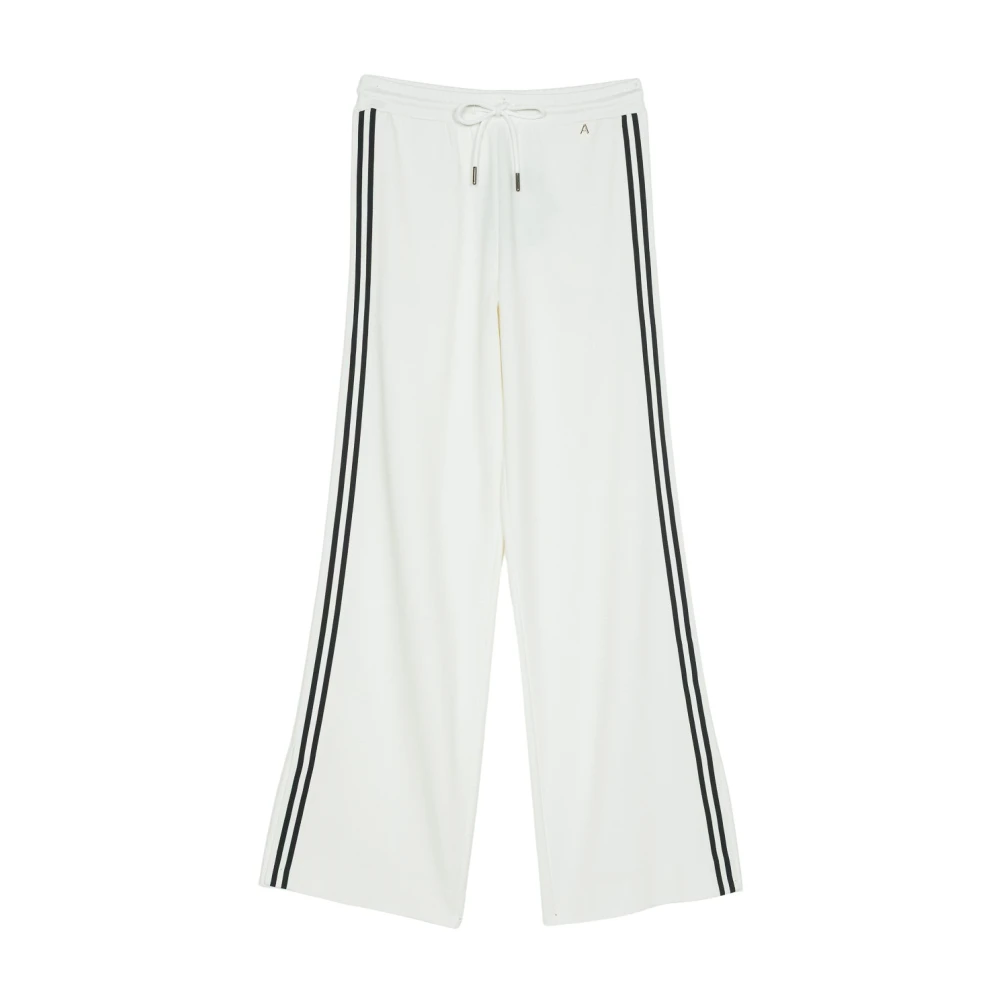 Twinset White Joggers - Female - Sweatpants - M - Trousers