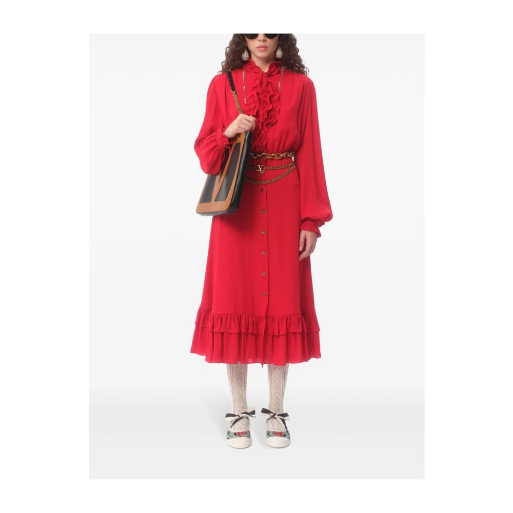 Valentino Garavani Elegante Jurken Collectie Red Dames