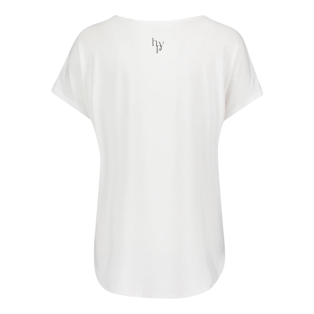 Betty Barclay Oversized V-hals Shirt White Dames